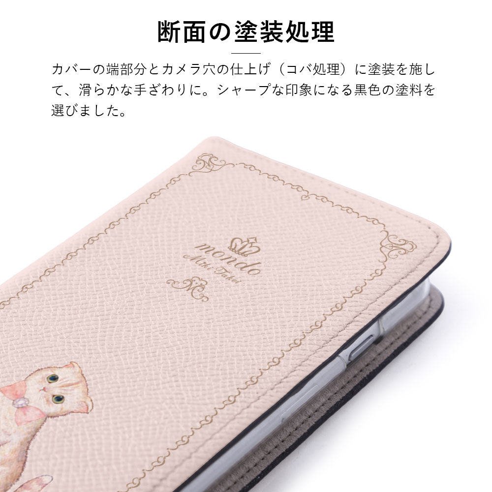 たけいみき × COVERARY 本革 コラボ手帳型ケース