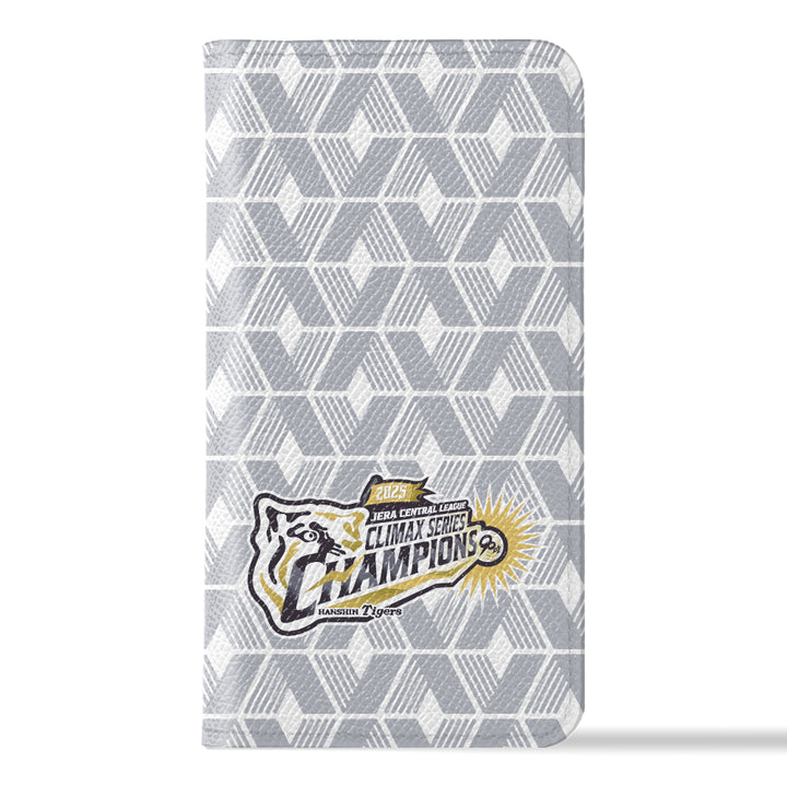 [Limited Time] Hanshin Tigers × COVERARY 2025CS Championship Logo All-over Pattern Genuine Leather Collaboration Notebook Case