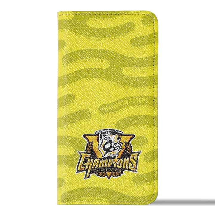 【Période limitée】Hanshin Tigers × COVERARY 2025 logo de championnat de ligue motif intégral étui portefeuille en cuir véritable collaboration