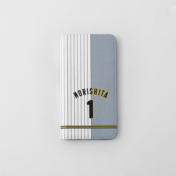 Hanshin Tigers × COVERARY Genuine Leather Home &amp; Away Uniform Collaboration Folio Case