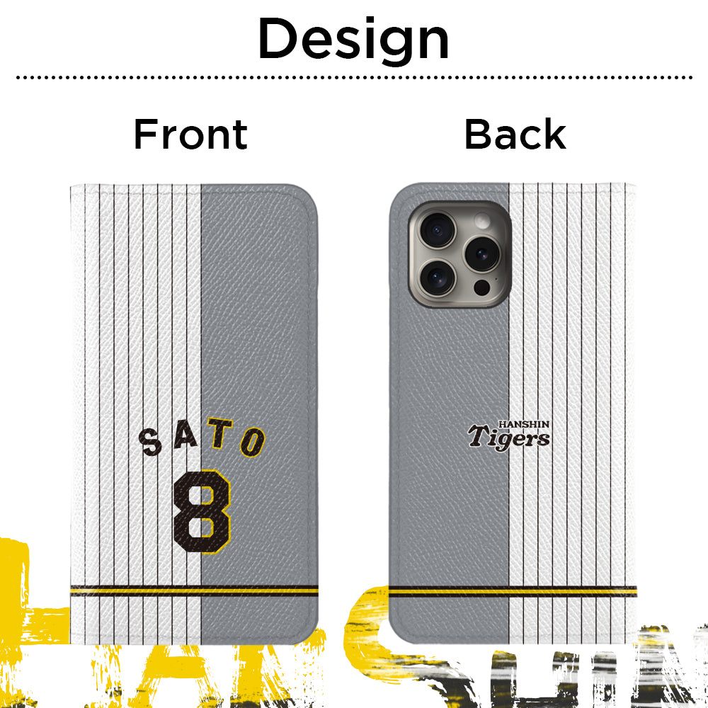 Hanshin Tigers × COVERARY Genuine Leather Home &amp; Away Uniform Collaboration Folio Case