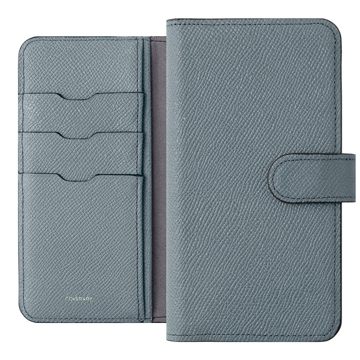 Genuine leather original leather Domani Bolero stand function notebook-type case (with belt)