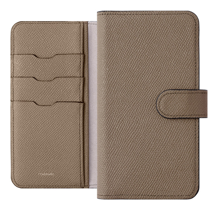 Genuine leather original leather Domani Bolero stand function notebook-type case (with belt)