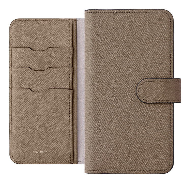 Genuine Leather Original Leather Domani Bolero Stand Function Notebook Type Case (with Belt) AQUOS Series