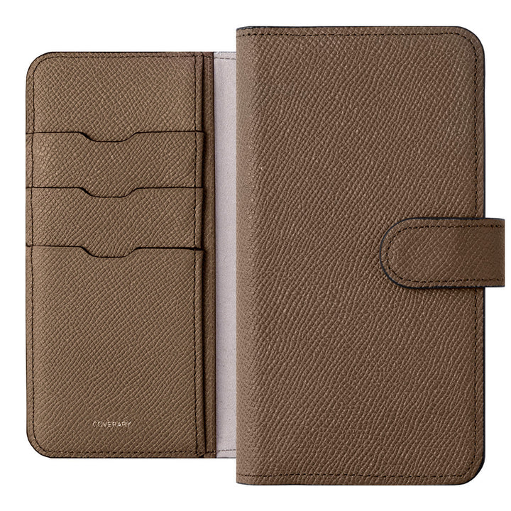 Genuine Leather Original Leather Domani Bolero Stand Function Notebook Type Case (with Belt) AQUOS Series