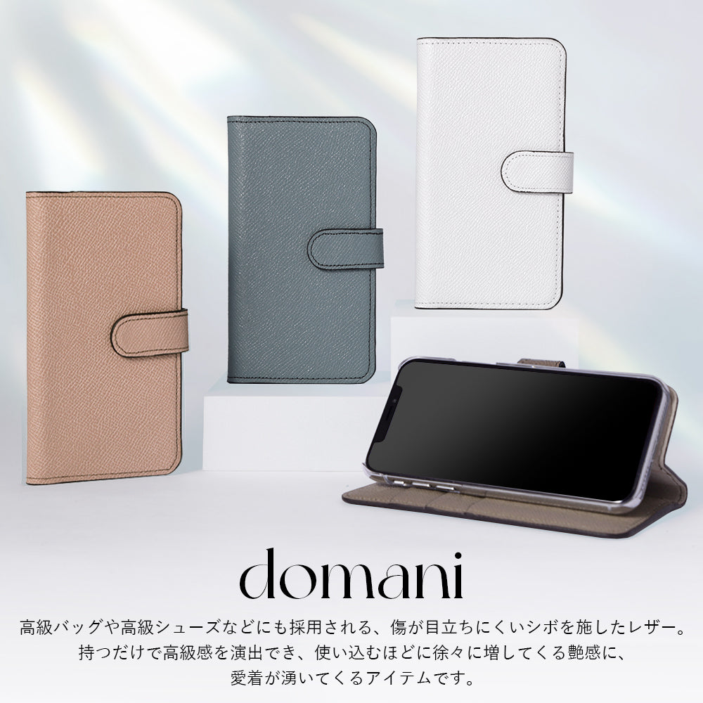 本革 オリジナルレザー ドマーニ ボレロ スタンド機能 手帳型ケース（ベルトあり）iPhoneシリーズ