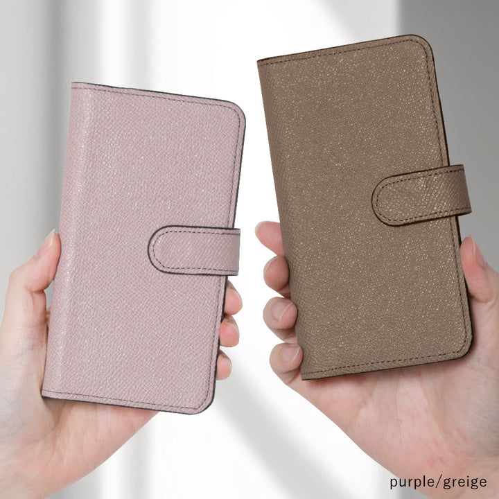 Genuine Leather Original Leather Domani Bolero Stand Function Notebook Type Case (with Belt) AQUOS Series