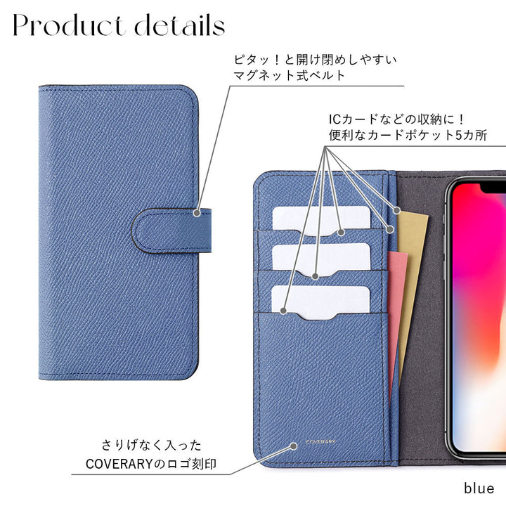 Étui portefeuille en cuir véritable original Domani Bolero avec fonction support (avec ceinture) pour la série Google Pixel