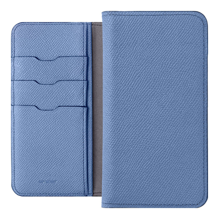 Étui portefeuille en cuir véritable original Domani Bolero avec fonction support pour la série AQUOS