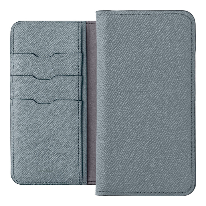 Étui portefeuille en cuir véritable original Domani Bolero avec fonction support pour la série AQUOS