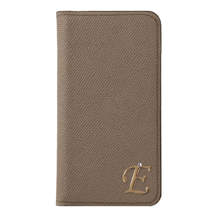 本革 オリジナルレザー ドマーニ ボレロ イニシャルデコ スタンド機能 手帳型ケース