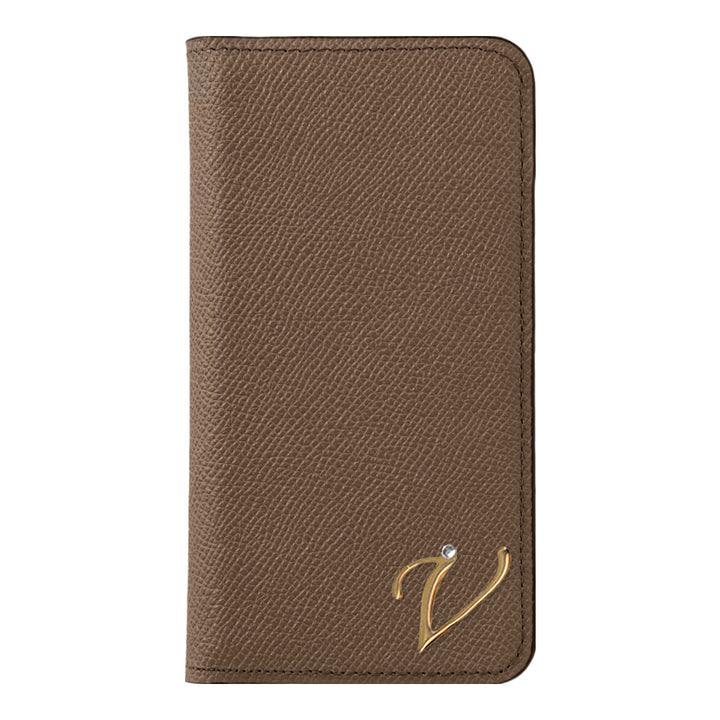 本革 オリジナルレザー ドマーニ ボレロ イニシャルデコ スタンド機能 手帳型ケース