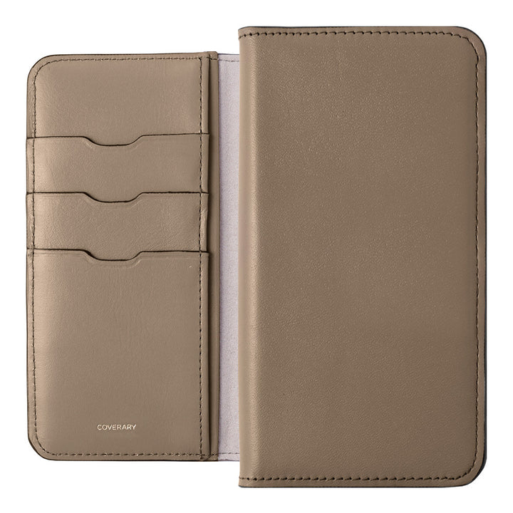 Genuine Leather Original Leather Domani Smooth Stand Function Notebook Case AQUOS Series