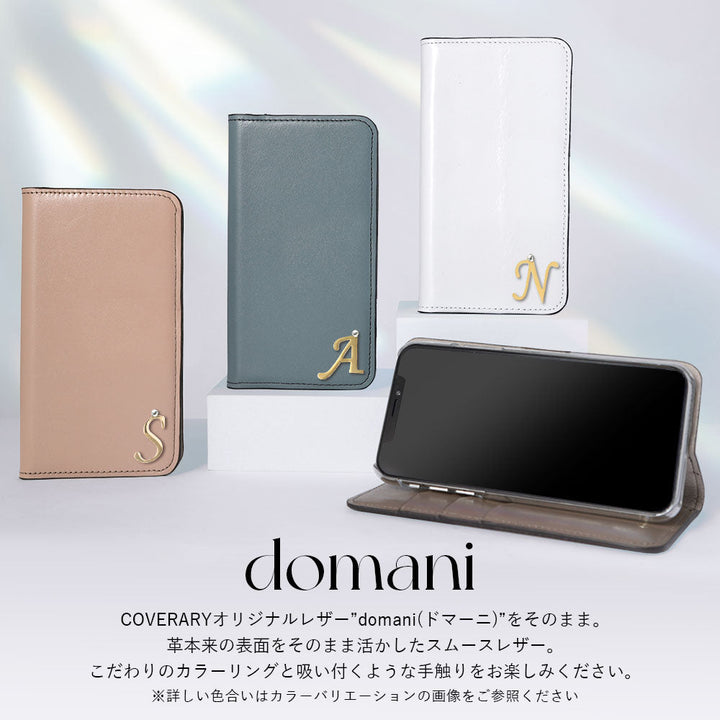 Genuine Leather Original Leather Domani Smooth Initial Deco Stand Function Notebook Case Xperia Series