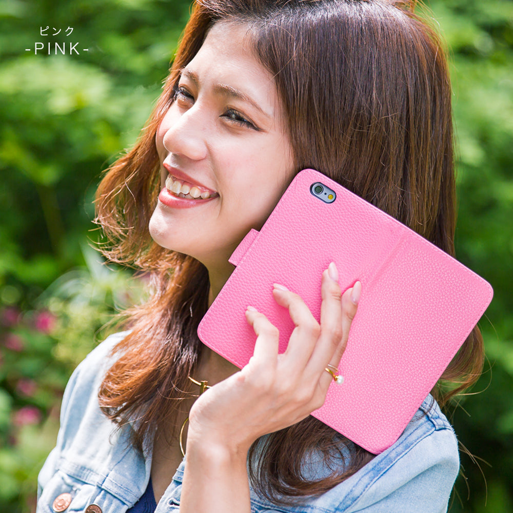 ヴィーガンレザー ベーシック レザー風 手帳型ケース（ベルトあり）Galaxyシリーズ