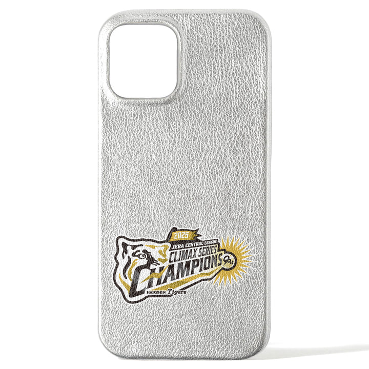【Période limitée】Hanshin Tigers × COVERARY 2025CS logo de victoire cuir véritable cuir métallisé coque arrière