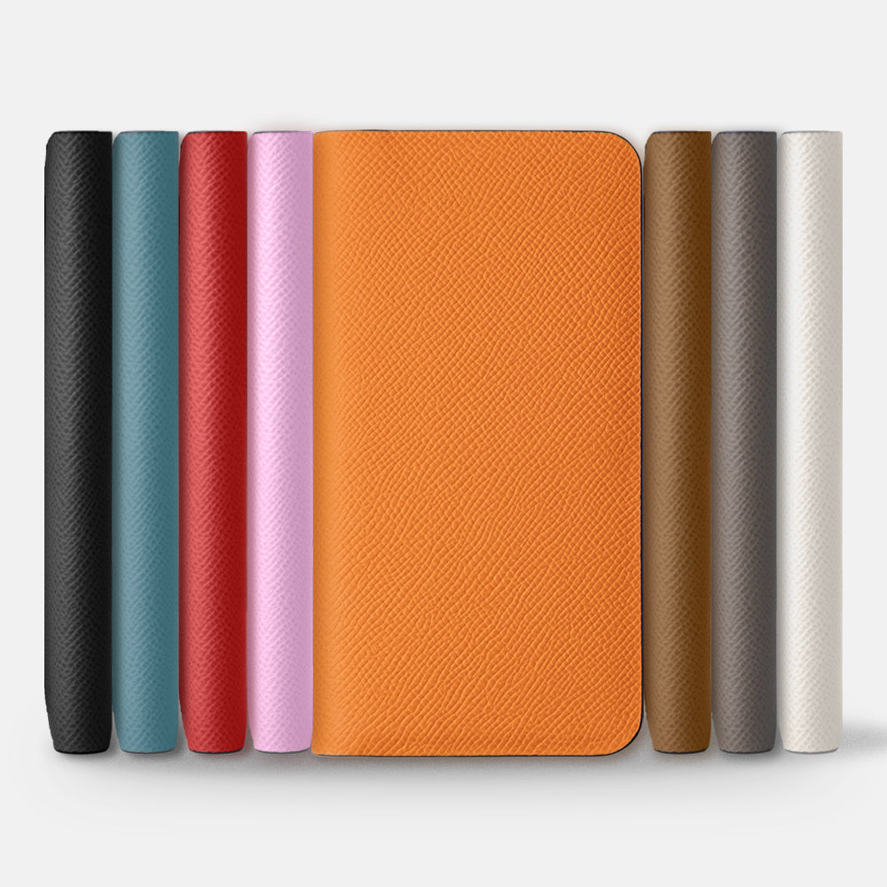 本革 フランス製レザー ヴォー・エプソン 手帳型ケース AQUOSシリーズ