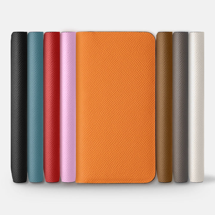 本革 フランス製レザー ヴォー・エプソン 手帳型ケース AQUOSシリーズ