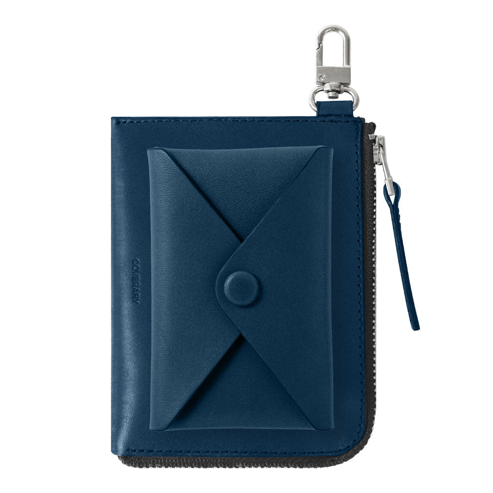 本革 栃木レザー カードポケット付き ミニウォレット 吊り下げフック付き