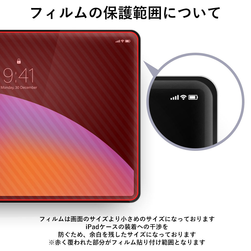 アクセサリー iPad液晶保護 樹脂フィルム（2枚入り）