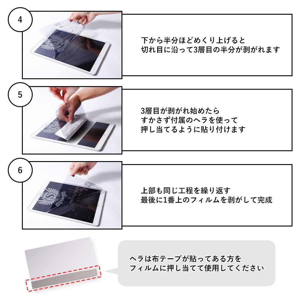 アクセサリー iPad液晶保護 樹脂フィルム（2枚入り）