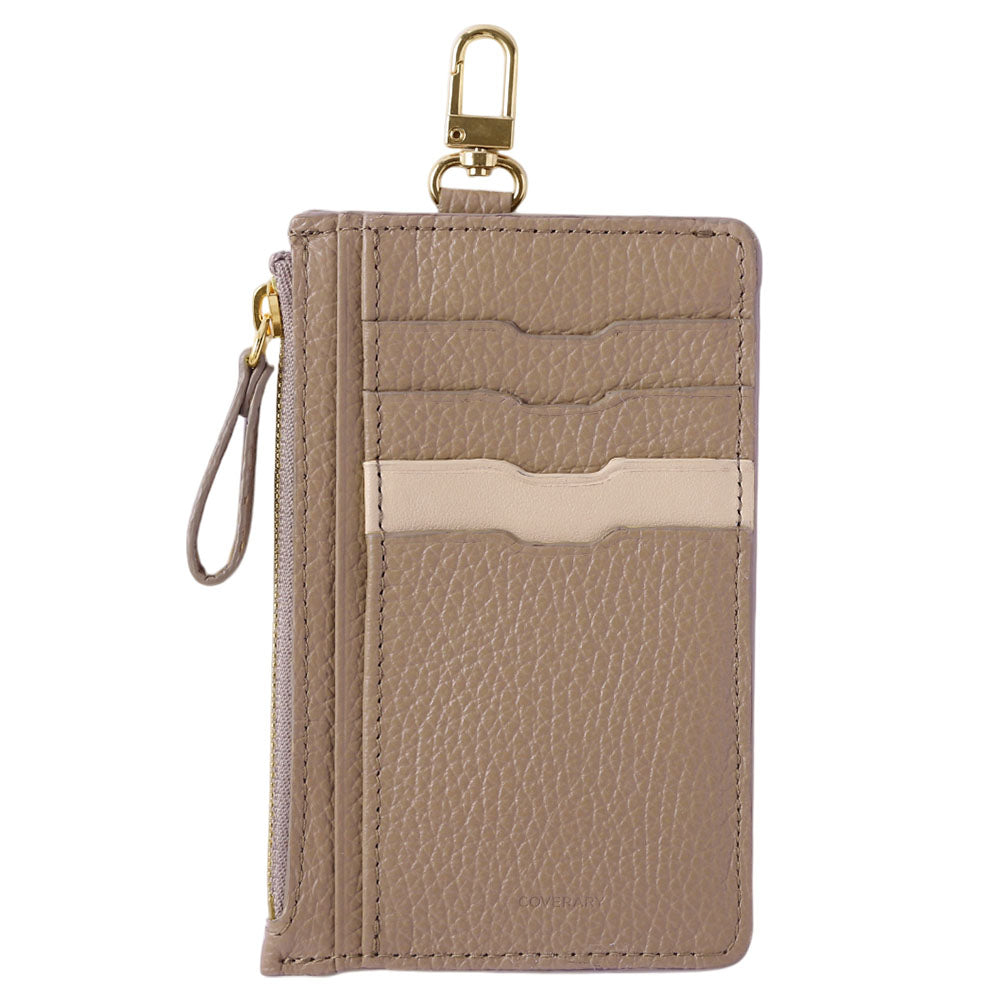 本革 イタリアンシュリンクレザー フラグメントケース  吊り下げフック付き