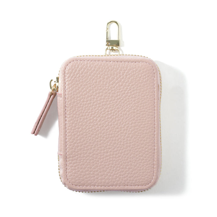 ヴィーガンレザー シボ加工 ガジェットポーチ