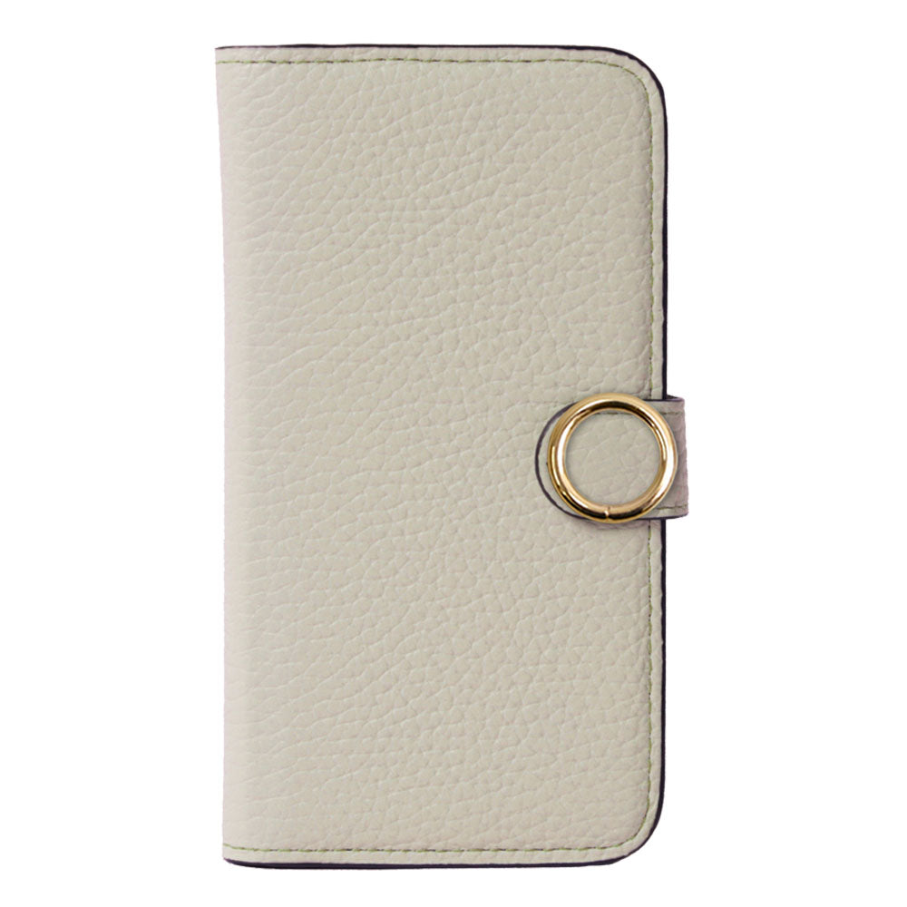 Cuir véritable 32 couleurs cuir italien grainé étui portefeuille avec anneau doré pour cartes (avec ceinture) série Google Pixel