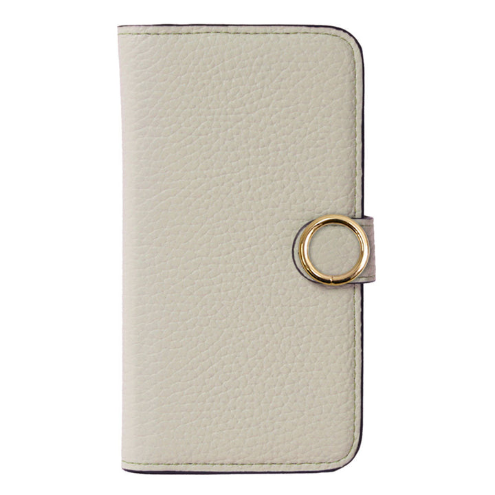 Cuir véritable 32 couleurs cuir italien grainé étui portefeuille avec anneau doré pour cartes (avec ceinture) série Google Pixel