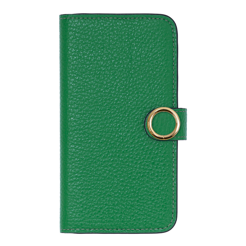 Cuir véritable 32 couleurs cuir italien grainé étui portefeuille avec anneau doré pour cartes (avec ceinture) série Google Pixel