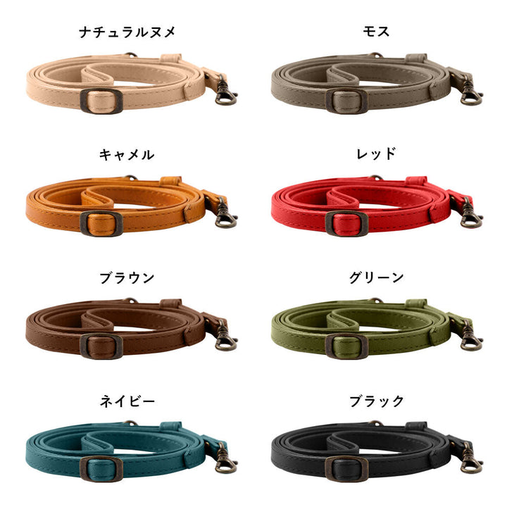 Genuine leather Tochigi leather hand belt & shoulder strap attached back case for iPhone series
