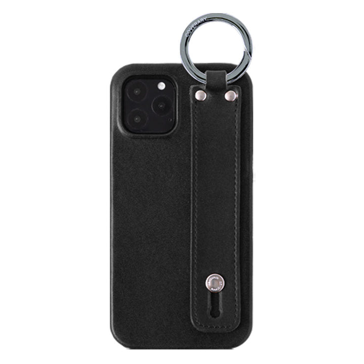 本革 栃木レザー ハンドベルト付き 背面ケース iPhoneシリーズ