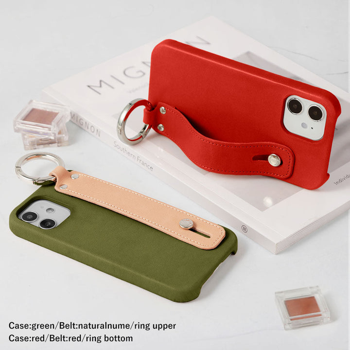 Étui arrière en cuir véritable en cuir Tochigi avec ceinture à main et sangle d'épaule à anneau pour la série Google Pixel