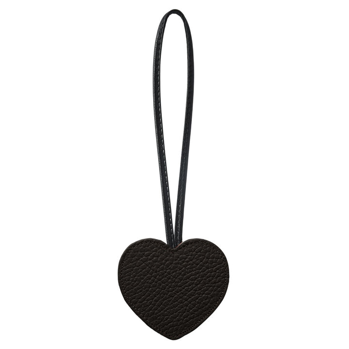 Accessoire cuir véritable 32 couleurs cuir italien grainé porte-clés miroir cœur