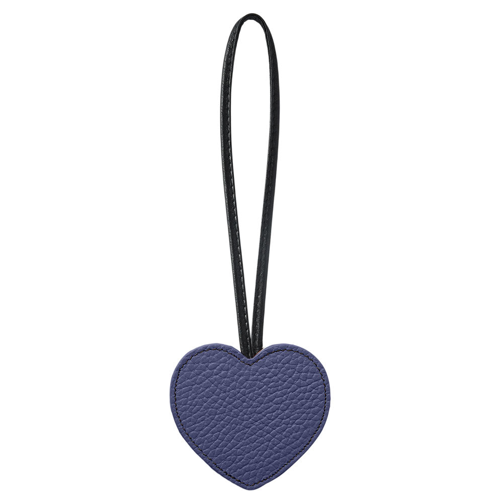 Accessoire cuir véritable 32 couleurs cuir italien grainé porte-clés miroir cœur