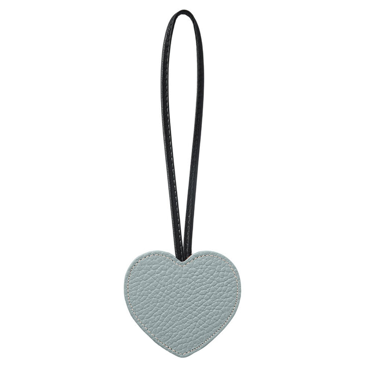 Accessoire cuir véritable 32 couleurs cuir italien grainé porte-clés miroir cœur