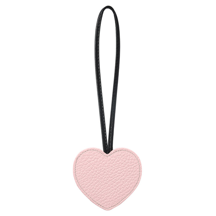 Accessoire cuir véritable 32 couleurs cuir italien grainé porte-clés miroir cœur