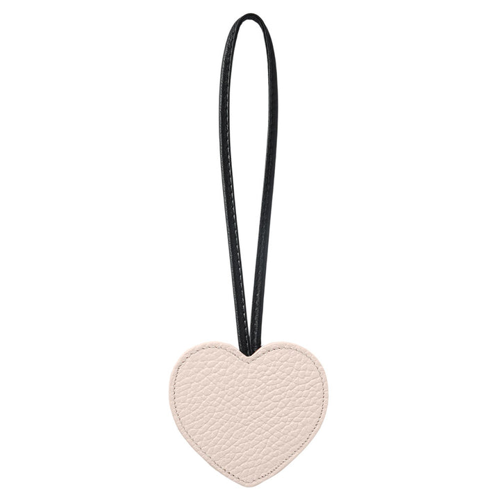 Accessoire cuir véritable 32 couleurs cuir italien grainé porte-clés miroir cœur
