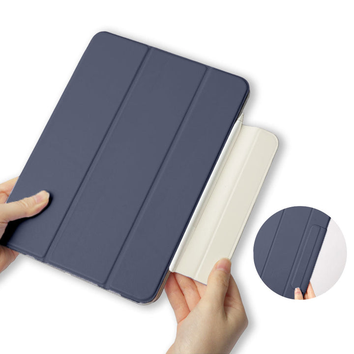 Cuir véritable cuir lisse italien Fonction support Étui iPad