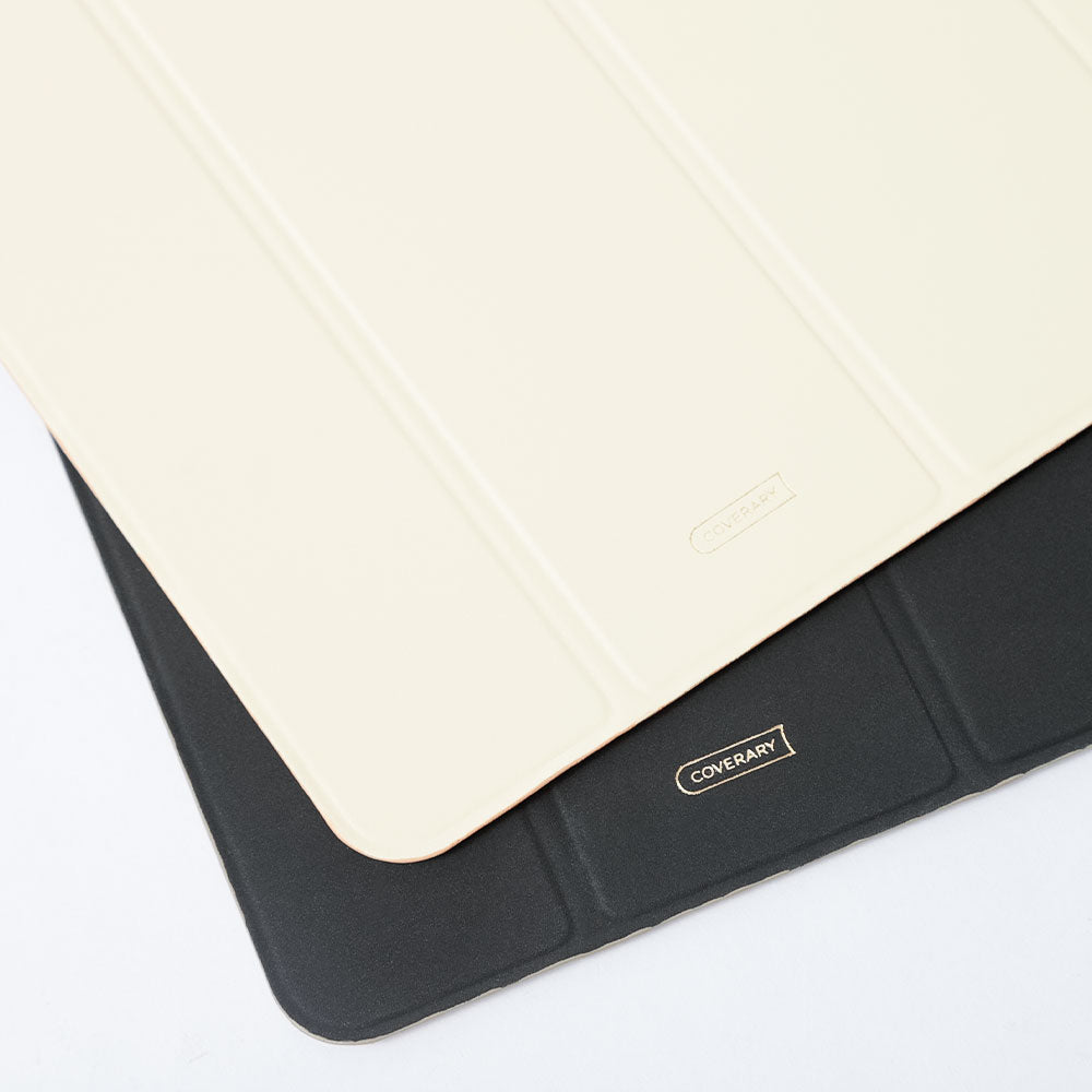 Cuir véritable cuir lisse italien Fonction support Étui iPad