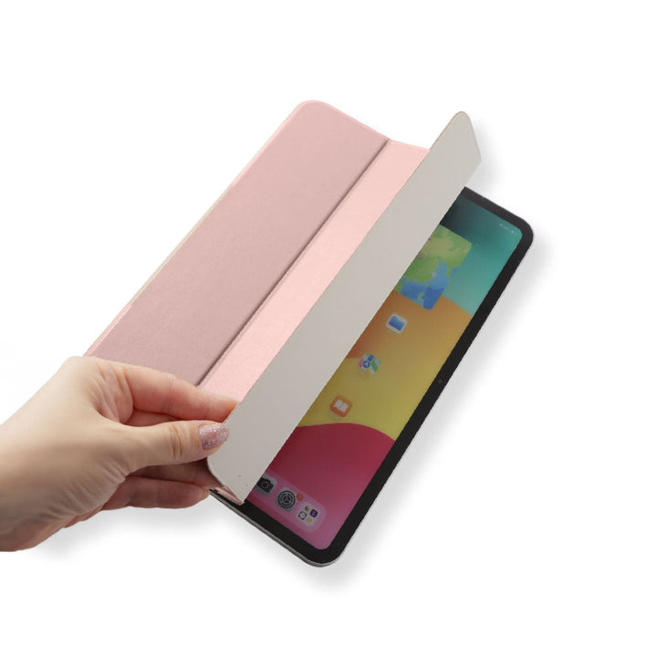 Cuir véritable cuir lisse italien Fonction support Étui iPad