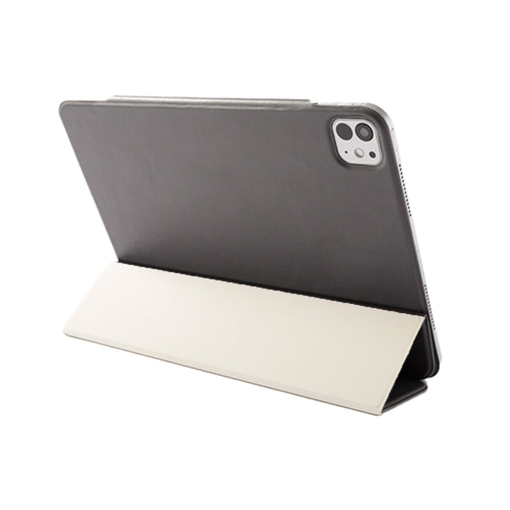 Cuir véritable cuir lisse italien Fonction support Étui iPad