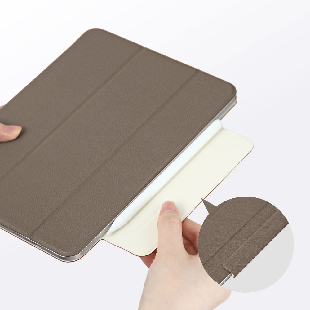 本革 フランス製レザー ヴォー・エプソン スタンド機能 iPadケース