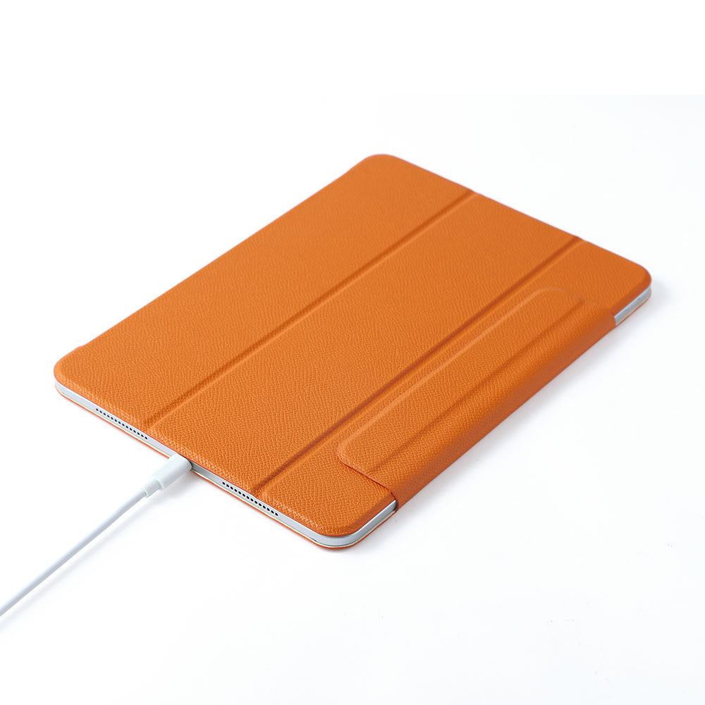 本革 フランス製レザー ヴォー・エプソン スタンド機能 iPadケース