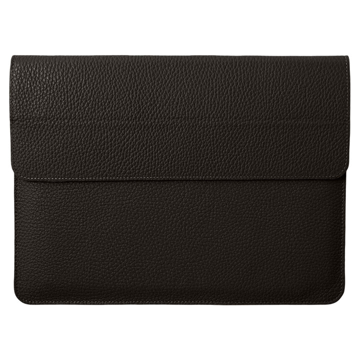 Étui pour iPad en cuir italien grainé véritable