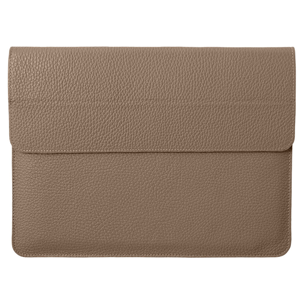 Étui pour iPad en cuir italien grainé véritable