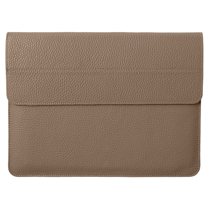 Étui pour iPad en cuir italien grainé véritable