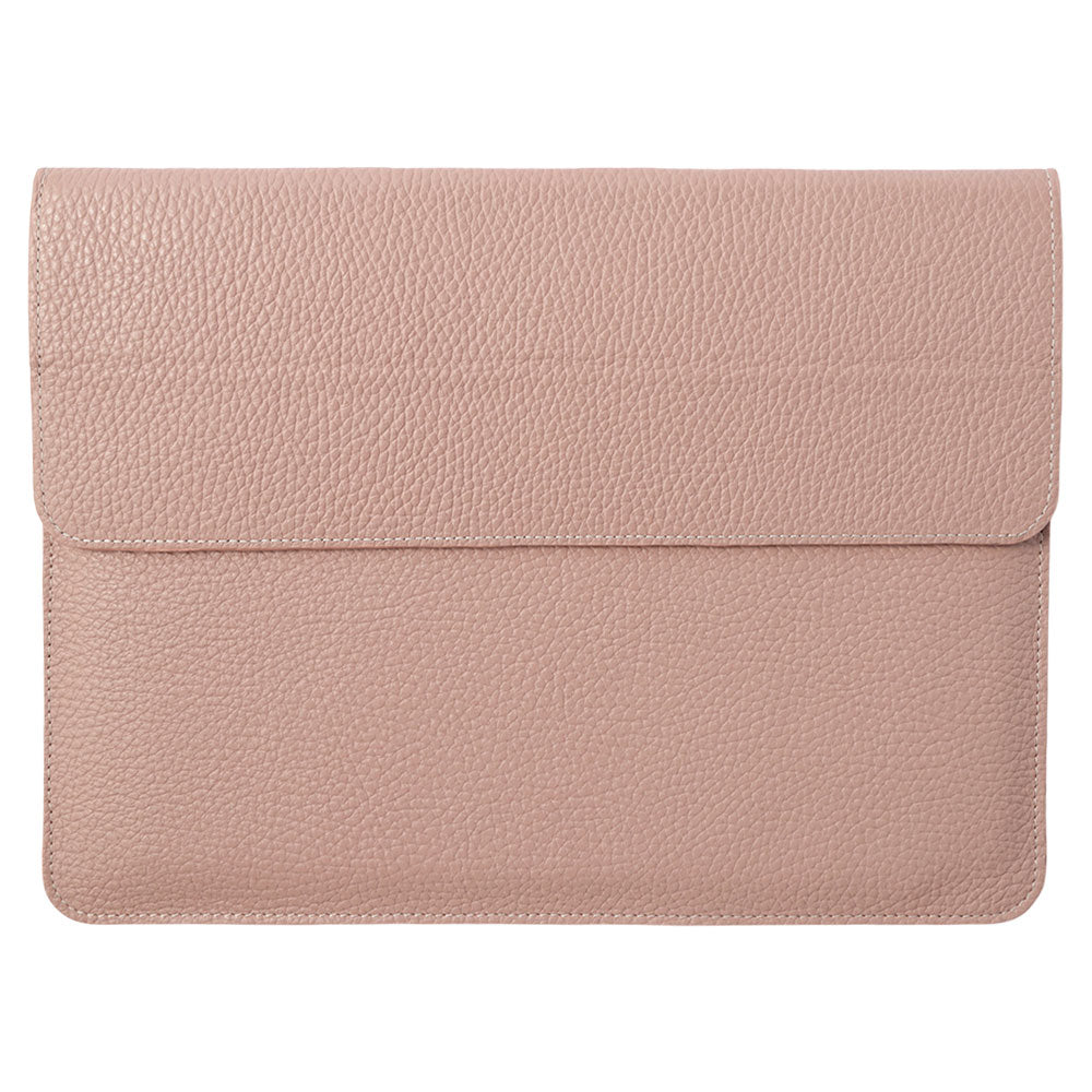 Étui pour iPad en cuir italien grainé véritable