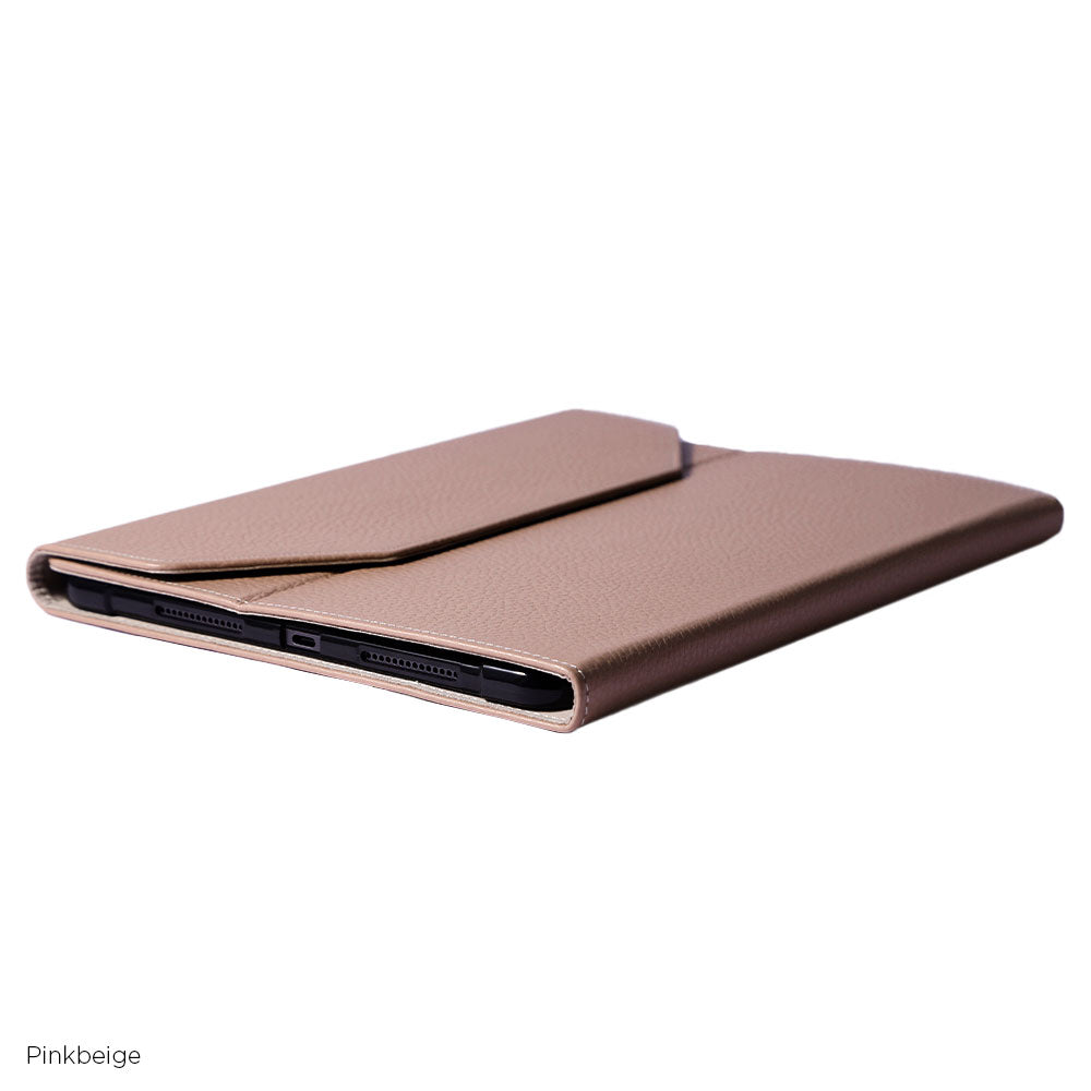 本革 イタリアンシュリンクレザー 三つ折り スタンド機能 iPadケース