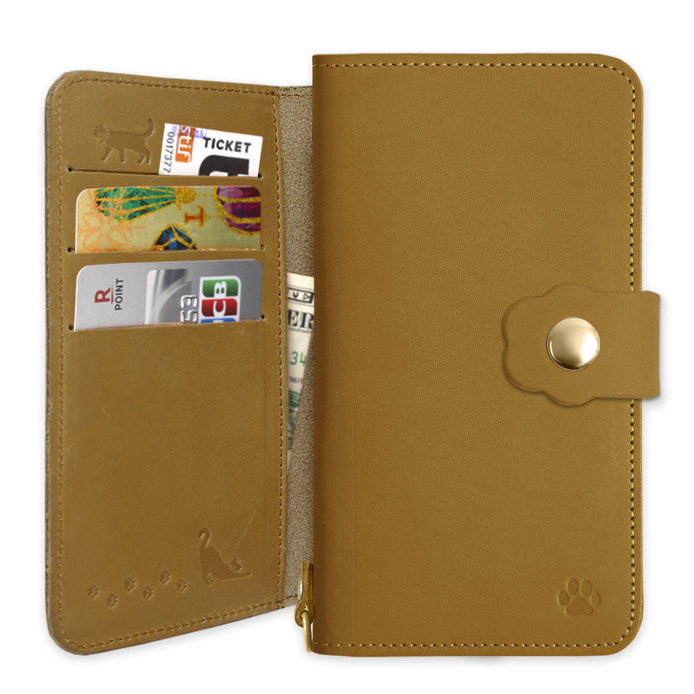 Genuine leather Italian leather card storage cat belt notebook-style case (with belt) Google Pixel series